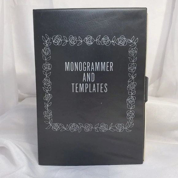 Vintage Kenmore Sewing Machine Monogrammer & Templates Kit in Case - Picture 1 of 8